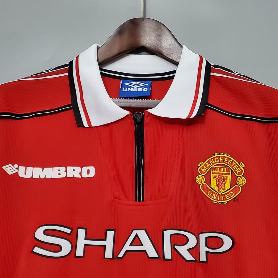 Man UTD 98/99 Home Long Sleeved Retro