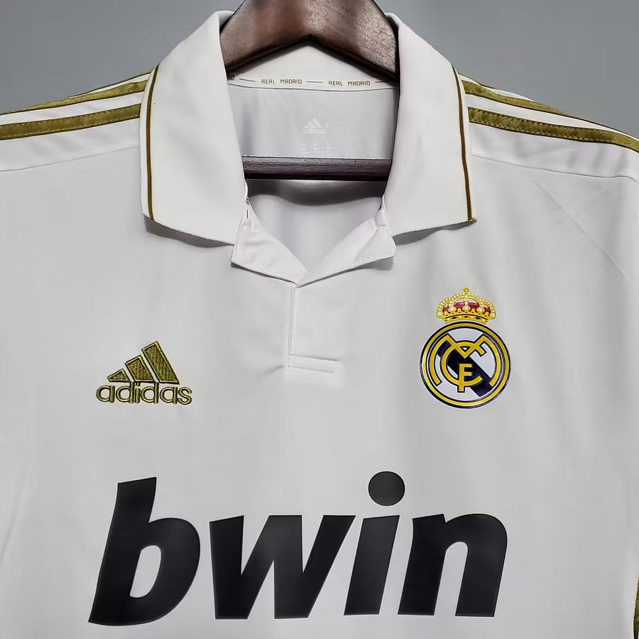 Real Madrid 11/12 Home Long Sleeved Retro Shirt