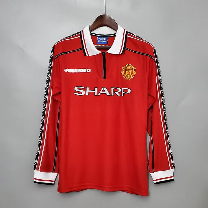 Man UTD 98/99 Home Long Sleeved Retro