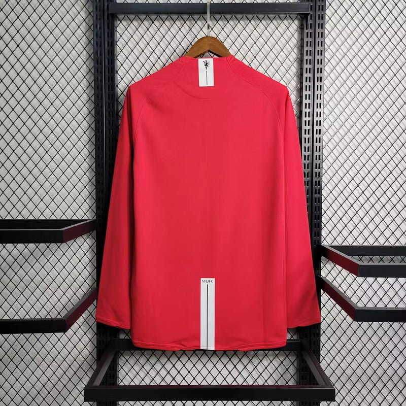 Man UTD 07/08 Home Long Sleeved Retro