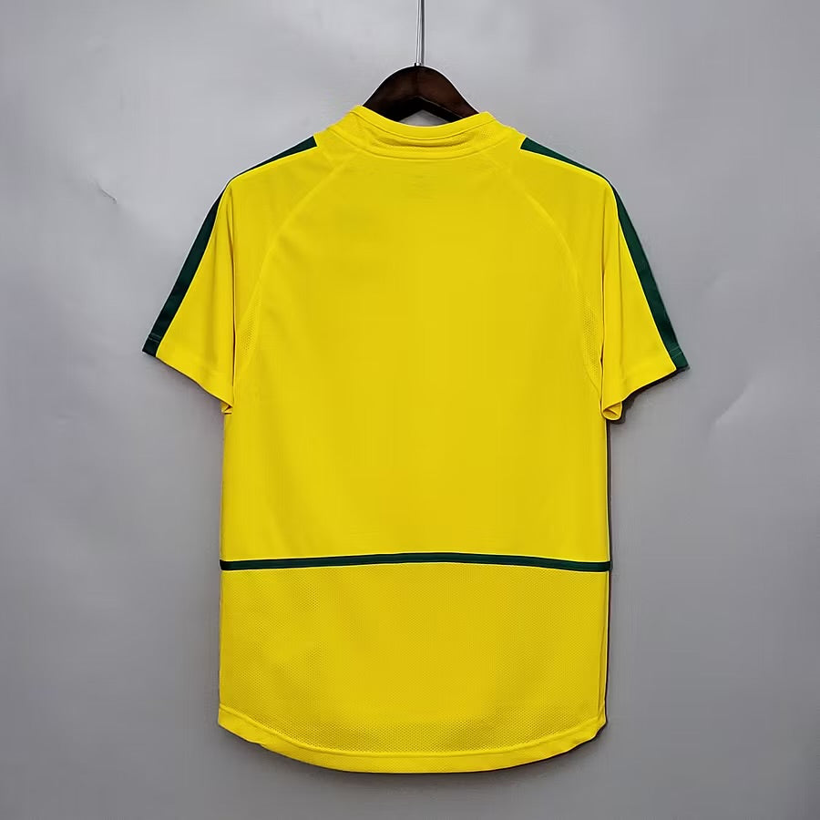 Brazil 2002 Home Retro Shirt