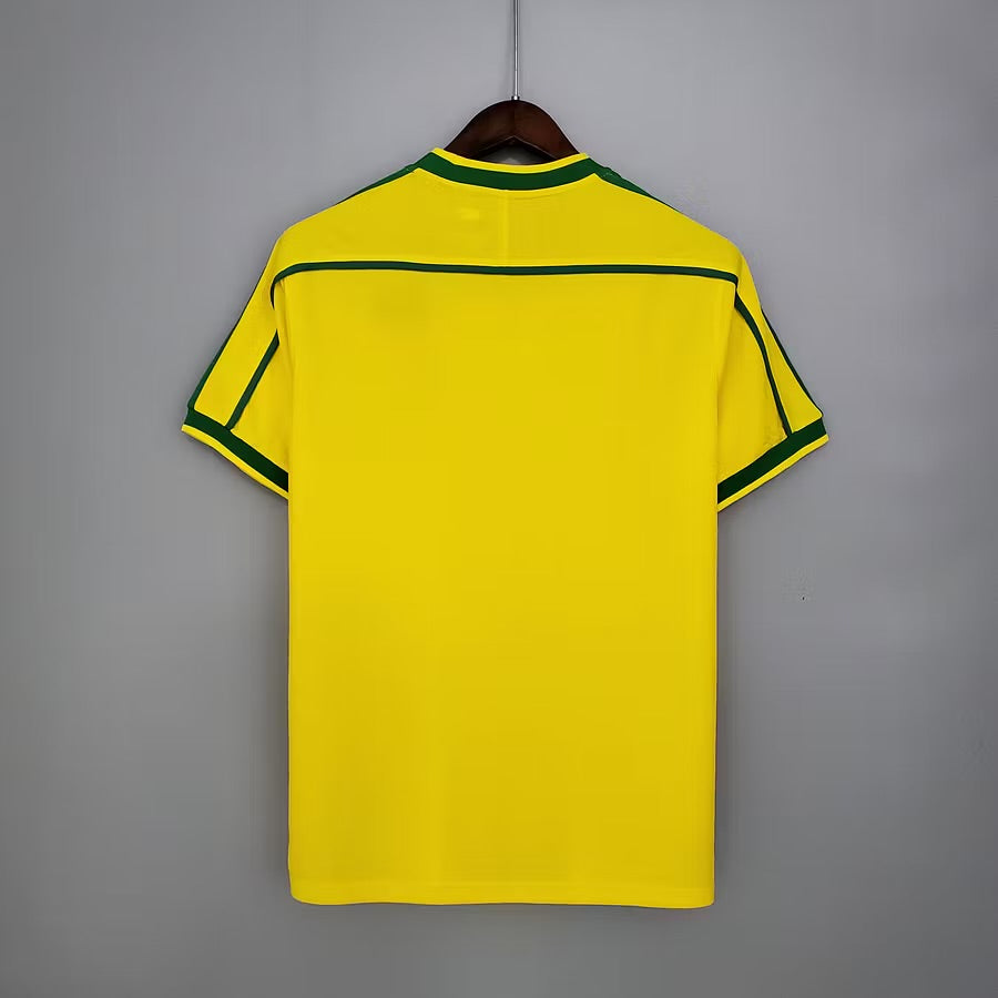 Brazil 1998 Home Retro Shirt