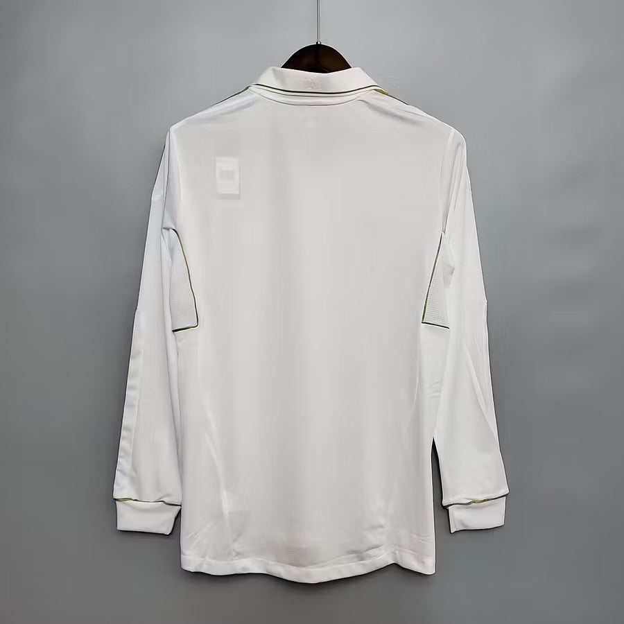 Real Madrid 11/12 Home Long Sleeved Retro Shirt