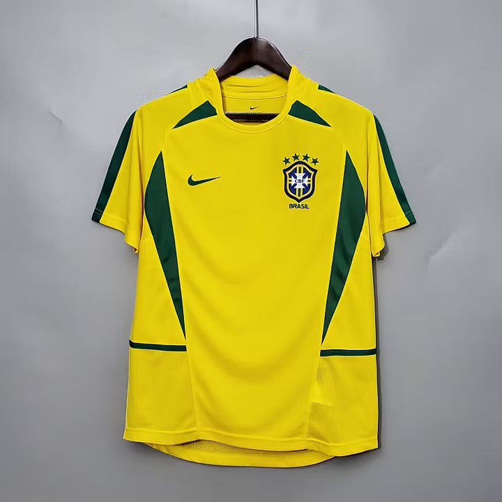 Brazil 2002 Home Retro Shirt